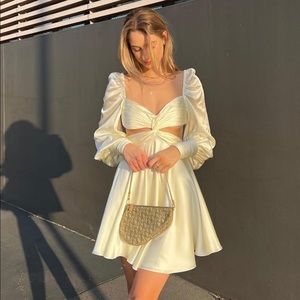 sthr studios Spotlight Dress in Buttermilk